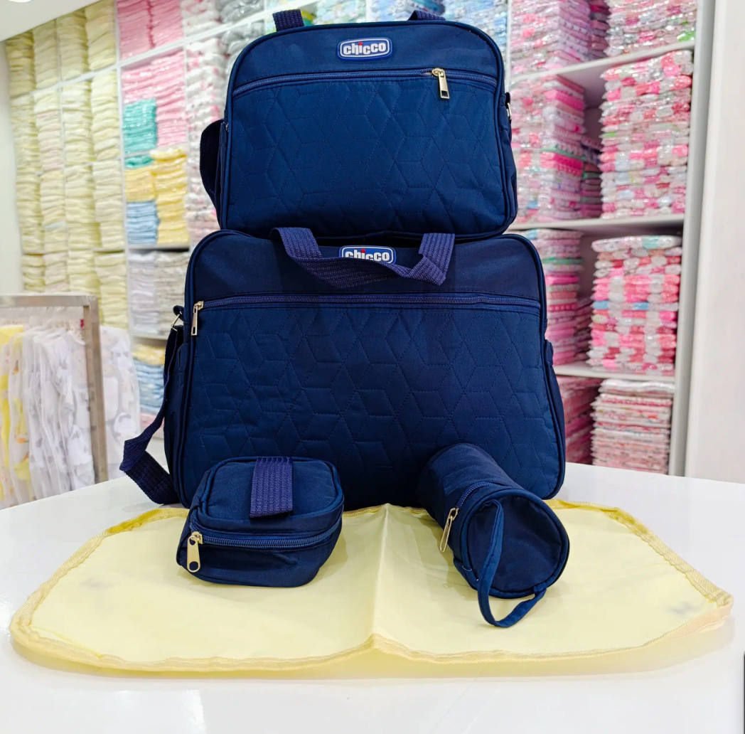 Ensemble Sac à Langer Chicco – 5 Pièces (Design Premium)