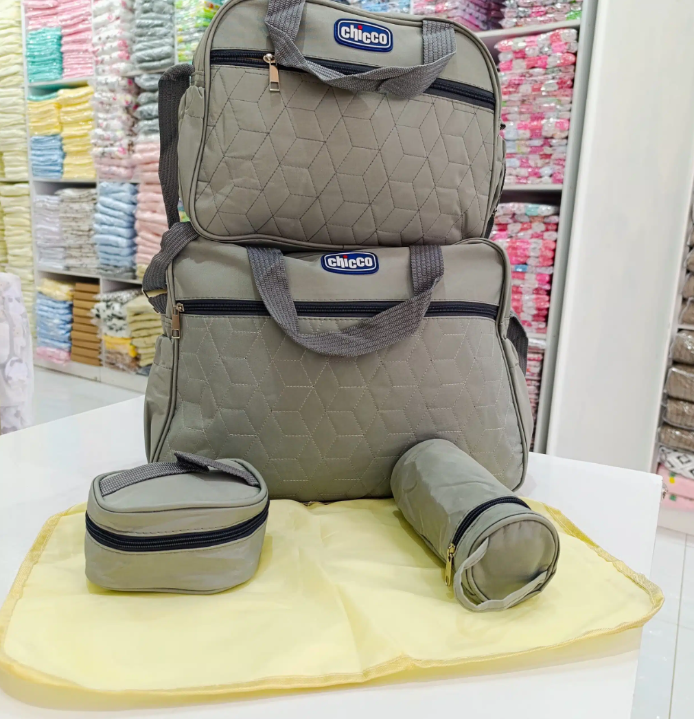 Ensemble Sac à Langer Chicco – 5 Pièces (Design Premium)