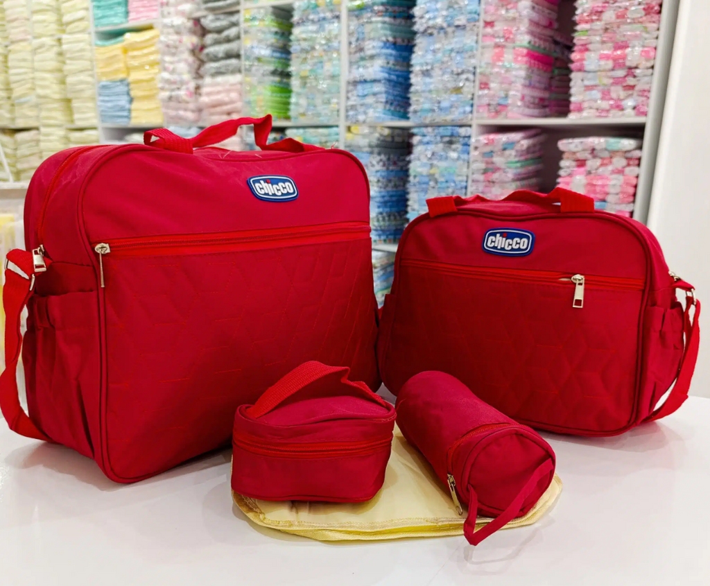 Ensemble Sac à Langer Chicco – 5 Pièces (Design Premium)