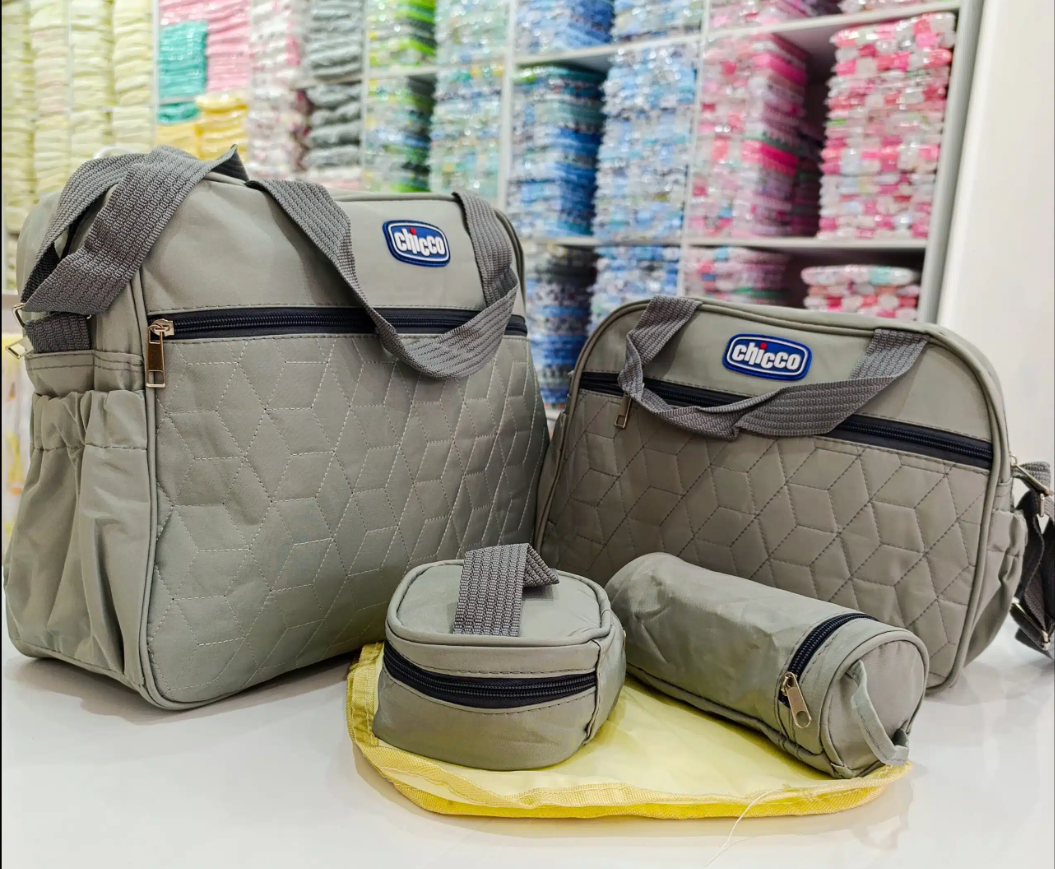 Ensemble Sac à Langer Chicco – 5 Pièces (Design Premium)