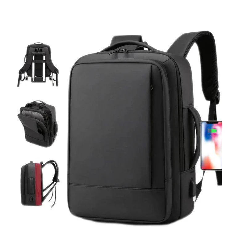 Sac à Dos Extensible & Cartable Business – Anti-Choc, Grande Capacité, Port USB